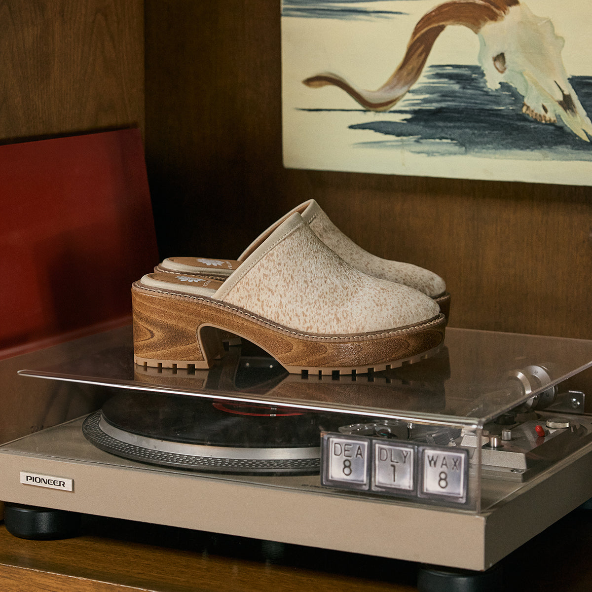 Yellow Box Footwear Quality | Baylor Platform Clog - Bone