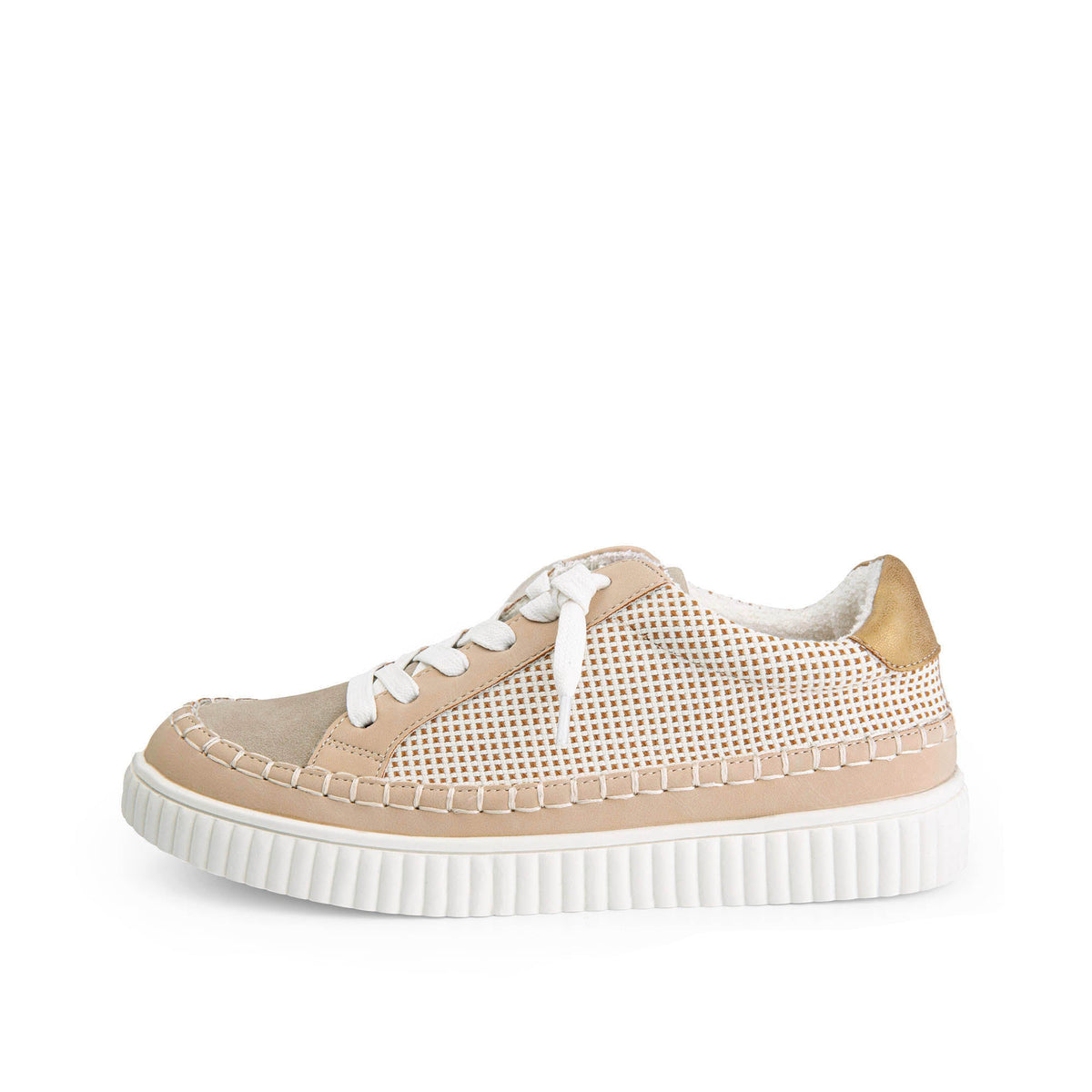 Yellow Box Footwear Smart Buy | Moxie Lace-Up Sneaker - Gold