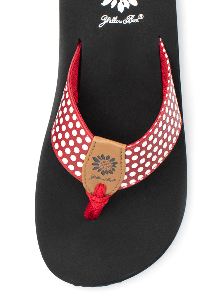 Yellow Box Footwear Essential | Fromy Flip Flop - Red