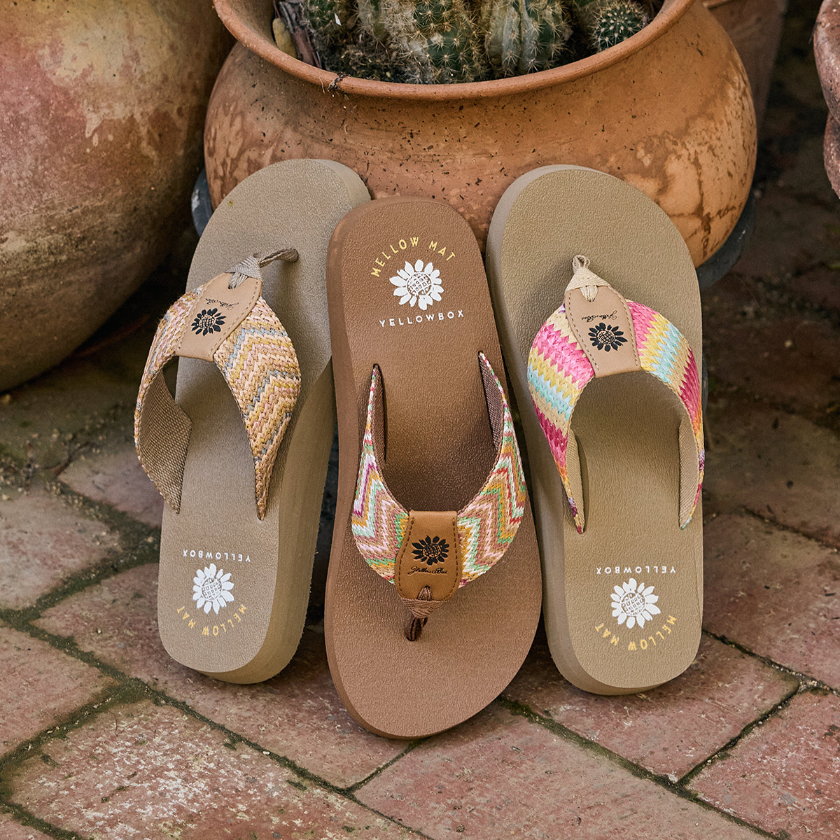 Yellow Box Footwear Top Pick | Nasima Flip Flop - Pastel Multi
