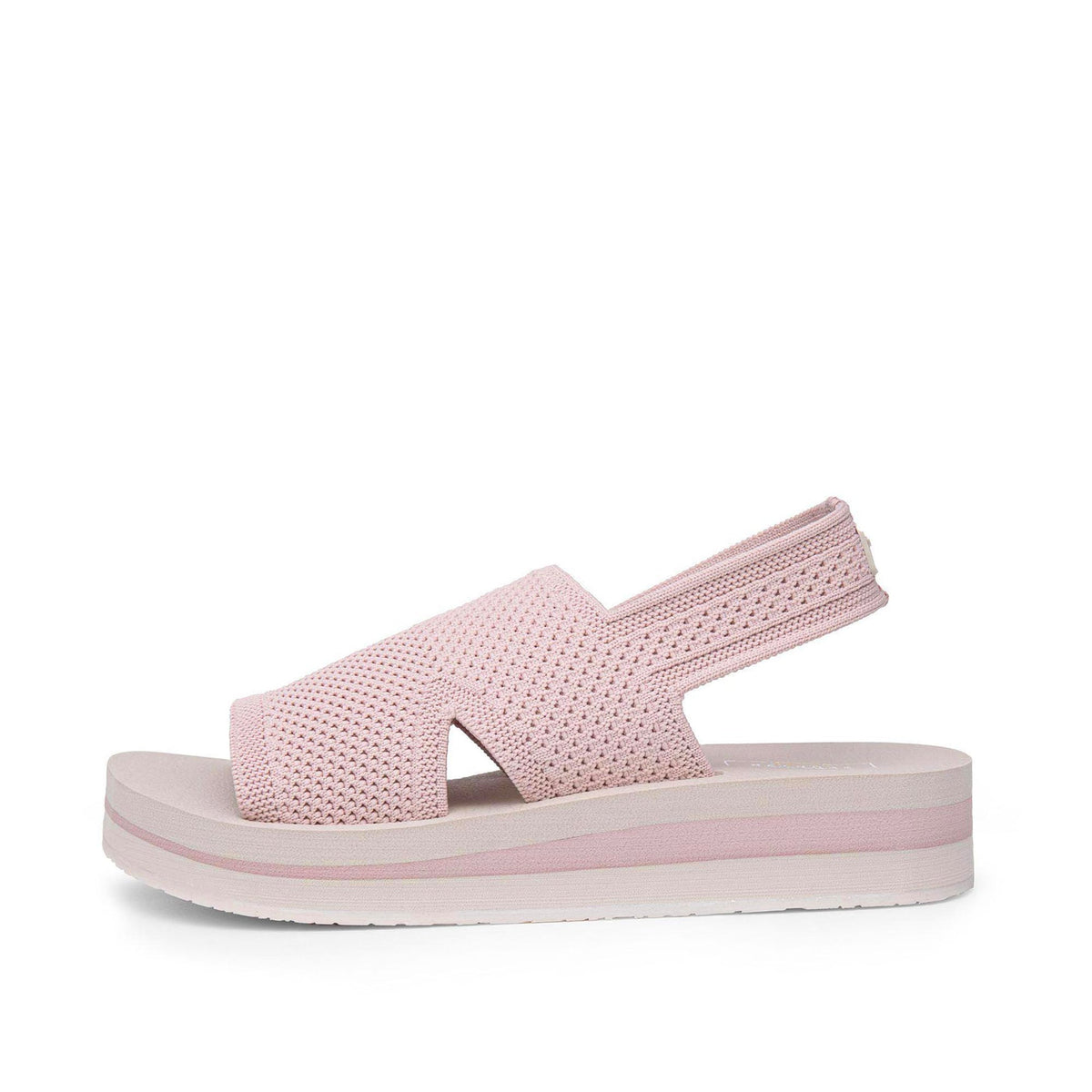 Yellow Box Footwear Special Offer | Martie Knit Flatform Sandal - Fuchsia