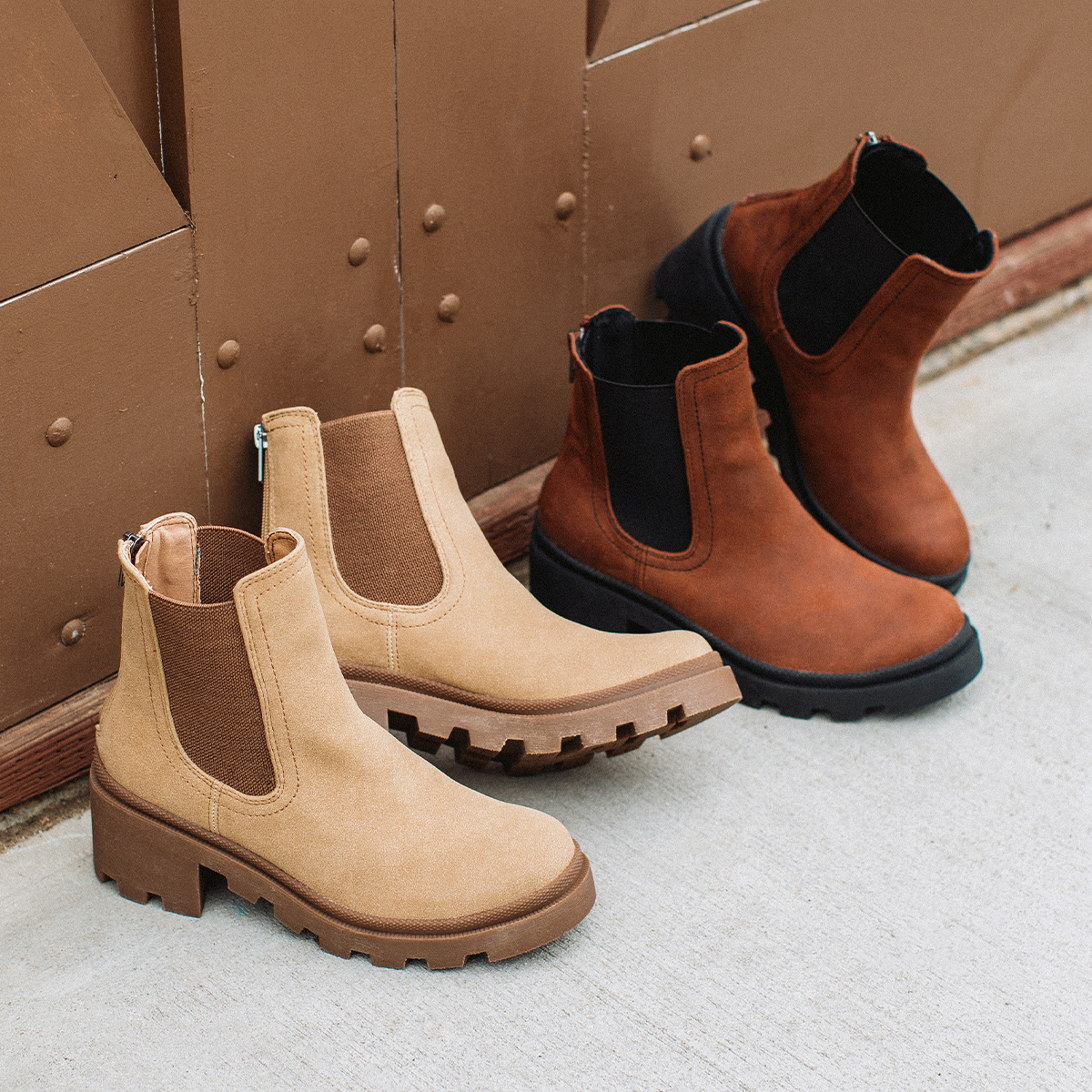 Yellow Box Footwear Latest | Tabitha Chelsea Boot - Sand