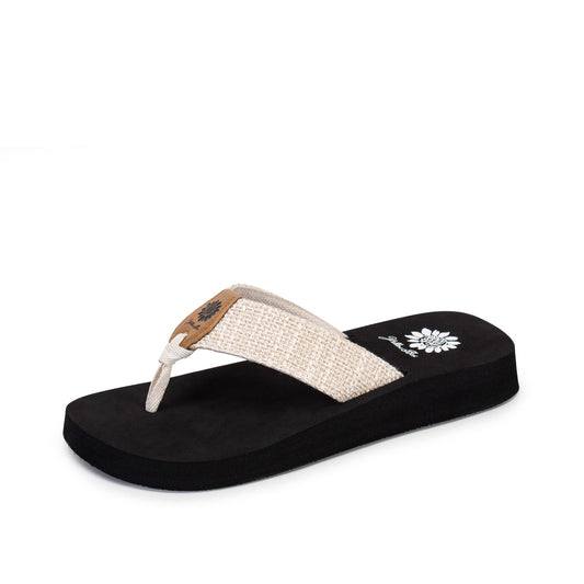 Yellow Box Footwear New | Frayz Flip Flop - Ivory