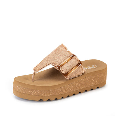 Yellow Box Footwear Featured | Carlow Flatform Sandal - Multi