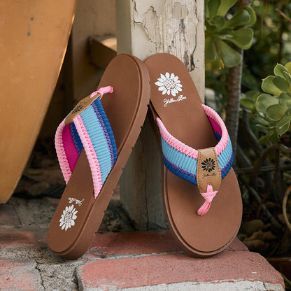 Yellow Box Footwear Essential | Fahad Flip Flop - Blue Multi