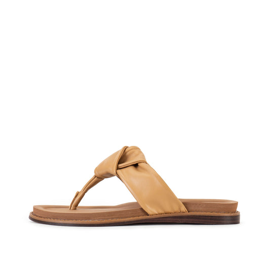 Yellow Box Footwear Signature | Caine Knotted Sandal - Tan