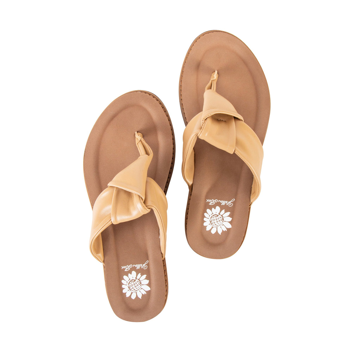 Yellow Box Footwear Signature | Caine Knotted Sandal - Tan