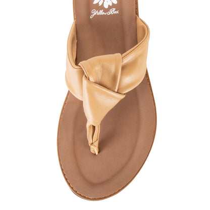 Yellow Box Footwear Signature | Caine Knotted Sandal - Tan