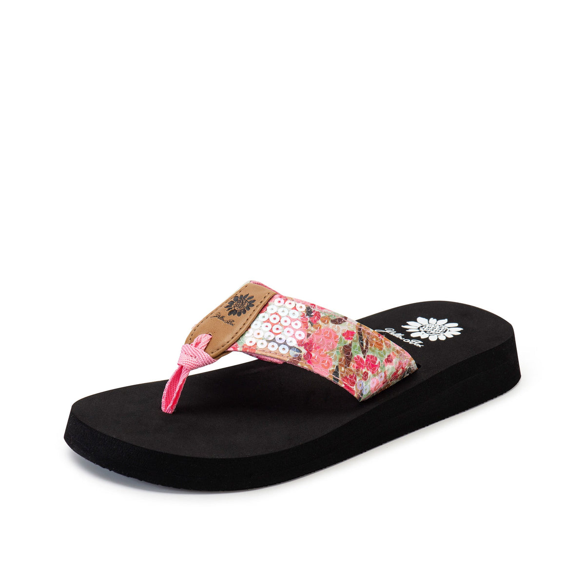 Yellow Box Footwear Recommended | Frances Flip Flop - Pink Multi