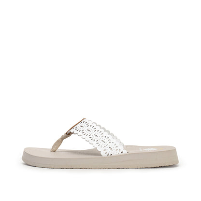 Yellow Box Footwear Smart Buy | Navard Flip Flop - White