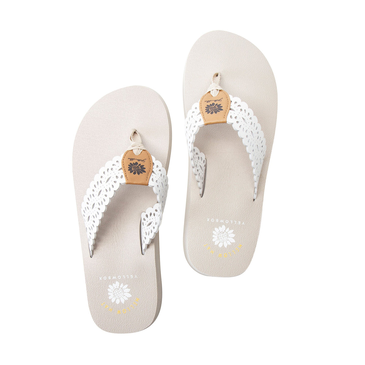 Yellow Box Footwear Smart Buy | Navard Flip Flop - White