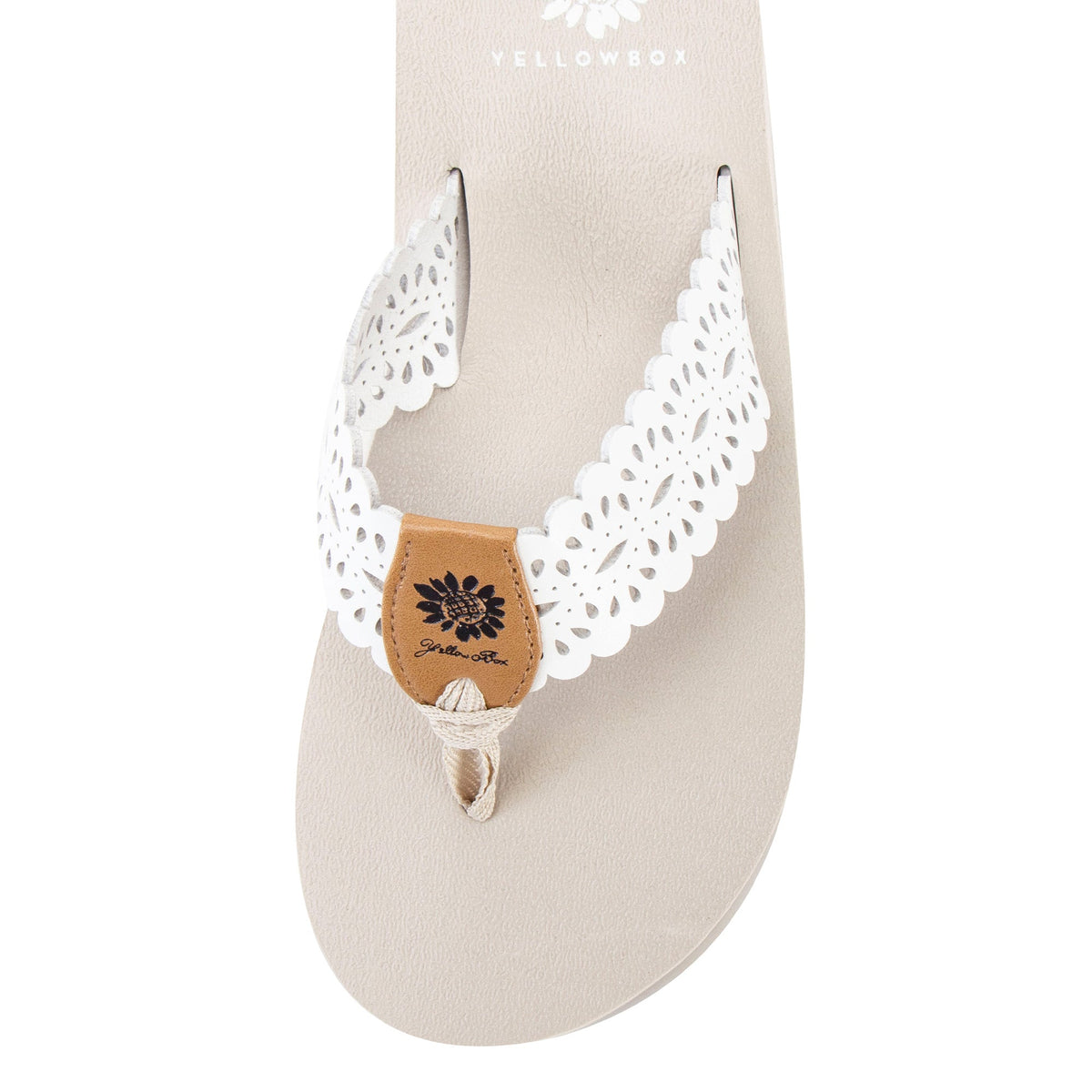 Yellow Box Footwear Smart Buy | Navard Flip Flop - White