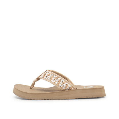Yellow Box Footwear Classic | Nellia Flip Flop - Natural