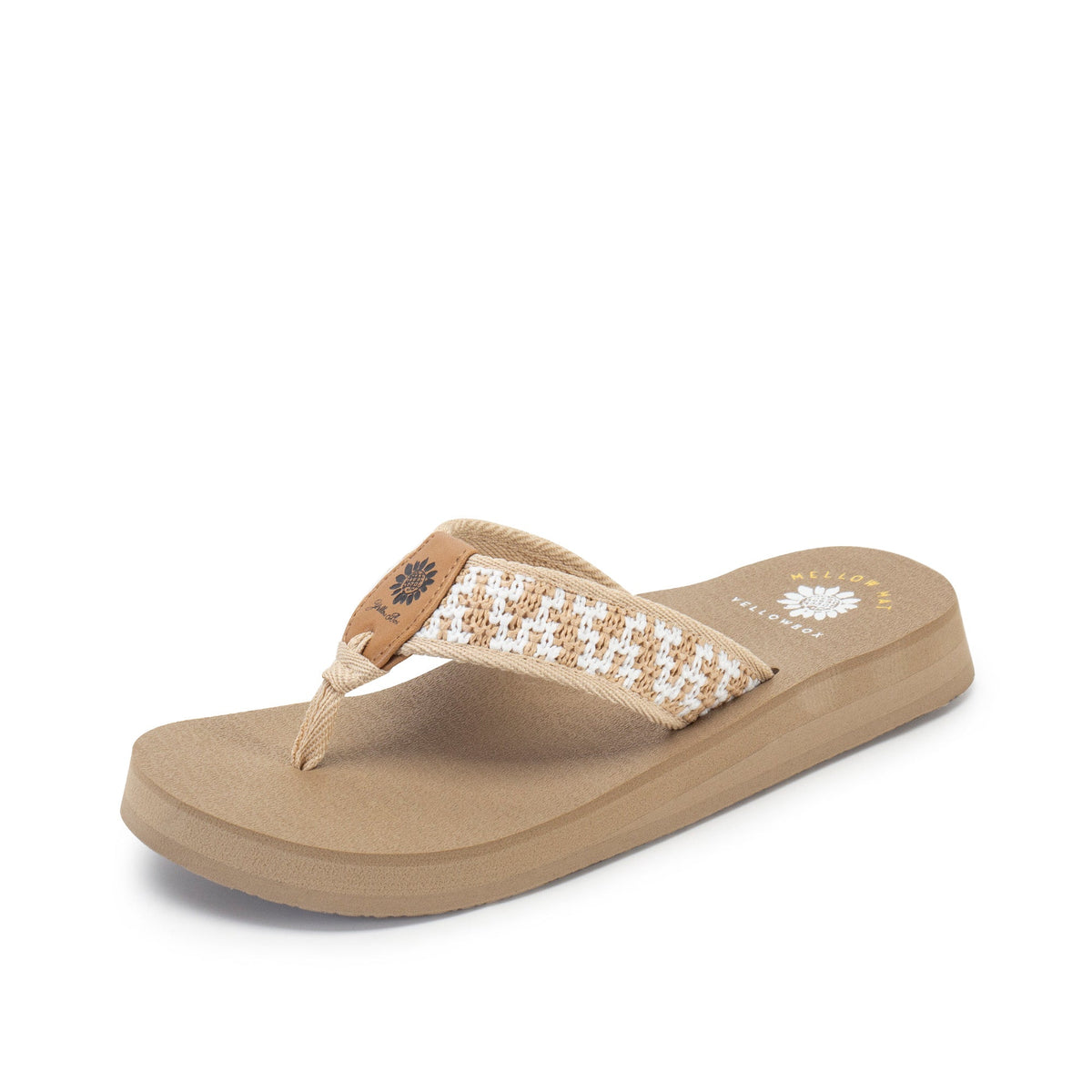 Yellow Box Footwear Classic | Nellia Flip Flop - Natural