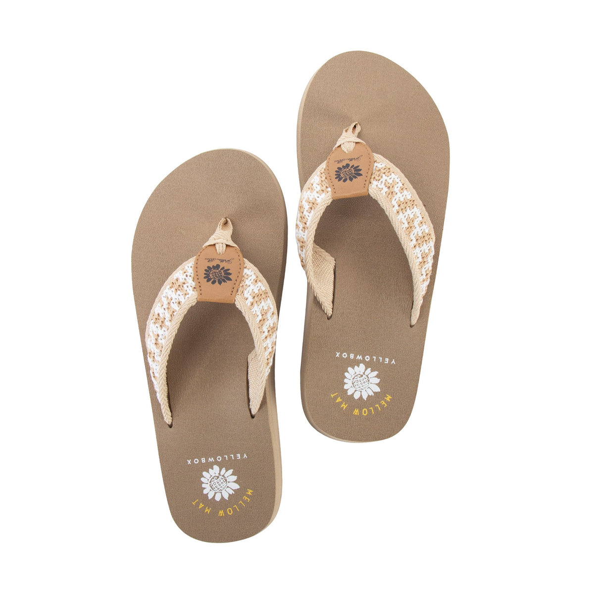 Yellow Box Footwear Classic | Nellia Flip Flop - Natural