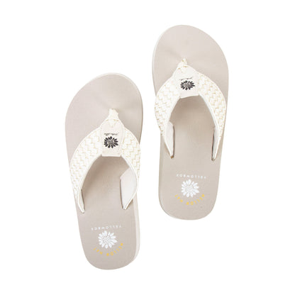 Yellow Box Footwear Sale | Neiko Flip Flop - Ivory