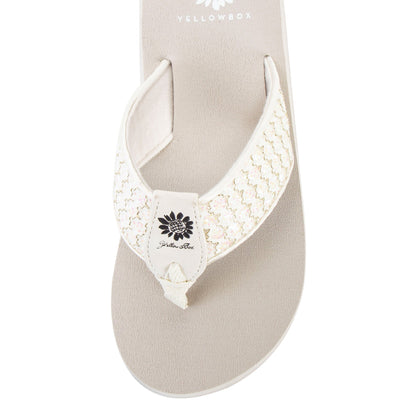 Yellow Box Footwear Sale | Neiko Flip Flop - Ivory