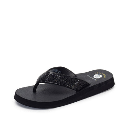 Yellow Box Footwear Customer Favorite | Nalaya Flip Flop - Black
