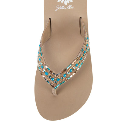Yellow Box Footwear Essential | Jocasta sandal - Taupe Multi