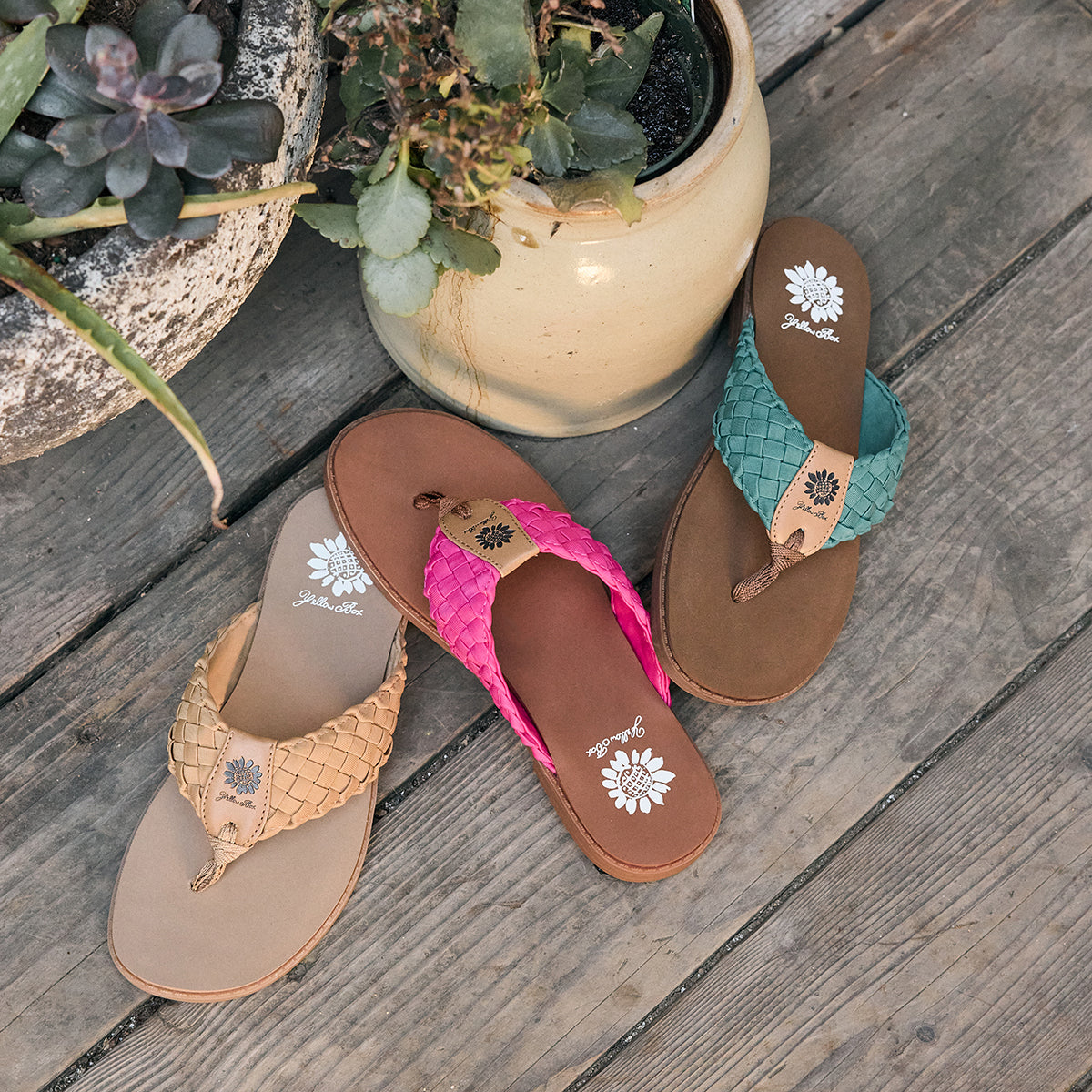 Yellow Box Footwear Discount | Irving Woven Sandal - Teal