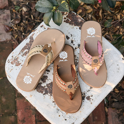 Yellow Box Footwear Special Offer | Genevia Sandal - Tan