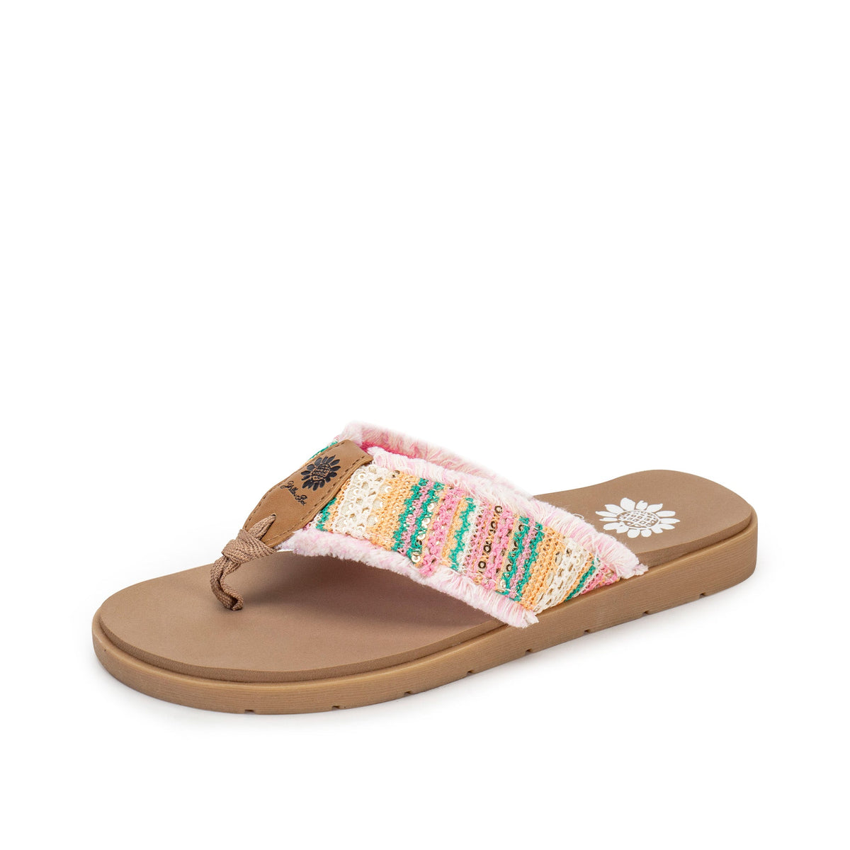 Yellow Box Footwear Featured | Flappy Sandal - Pink Multi