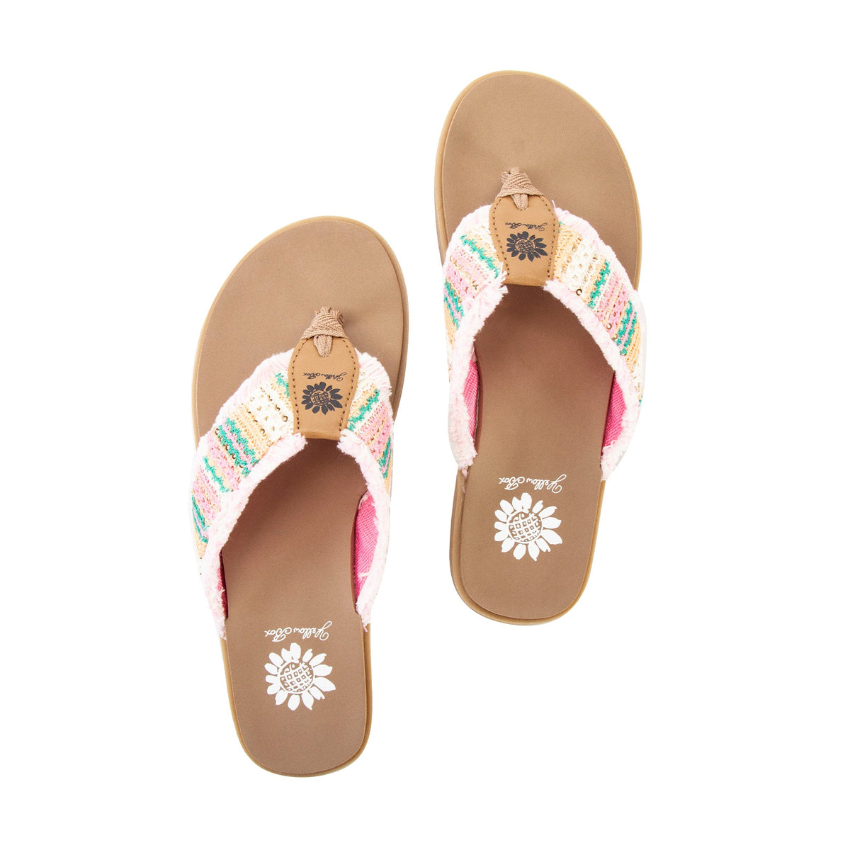 Yellow Box Footwear Featured | Flappy Sandal - Pink Multi