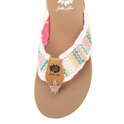 Yellow Box Footwear Featured | Flappy Sandal - Pink Multi