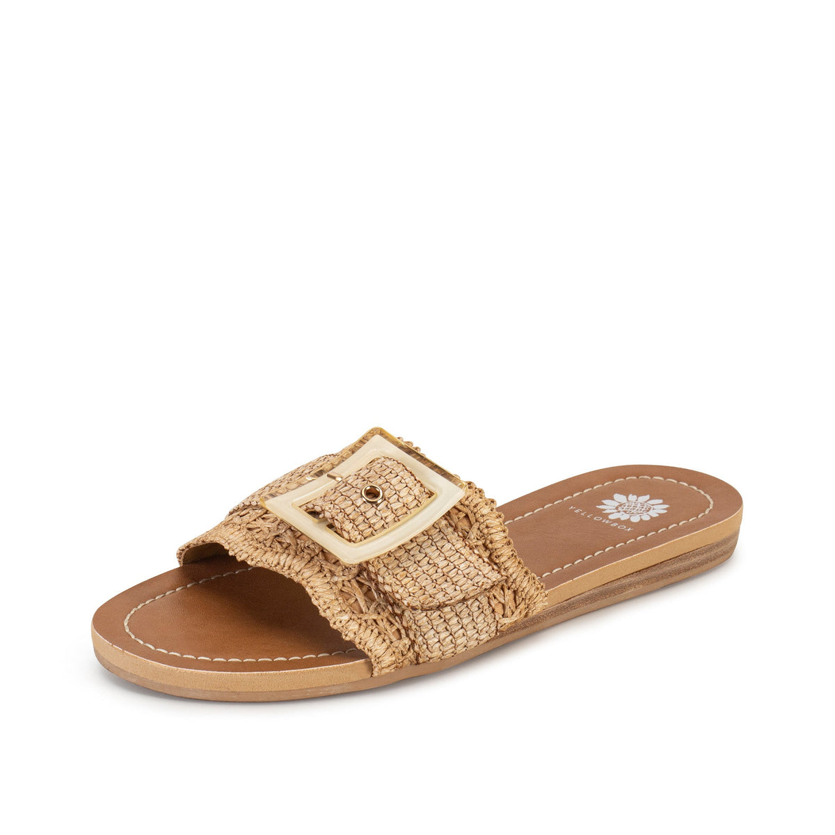 Yellow Box Footwear Deals | Hamlyn Slide Sandal - Natural