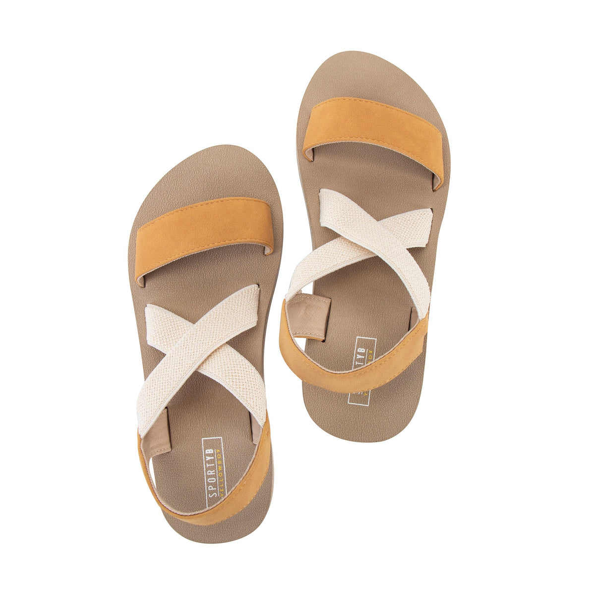 Yellow Box Footwear Signature | Manuela Flatform Sandal - Camel