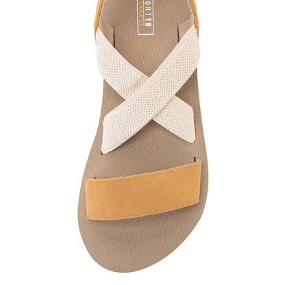 Yellow Box Footwear Signature | Manuela Flatform Sandal - Camel