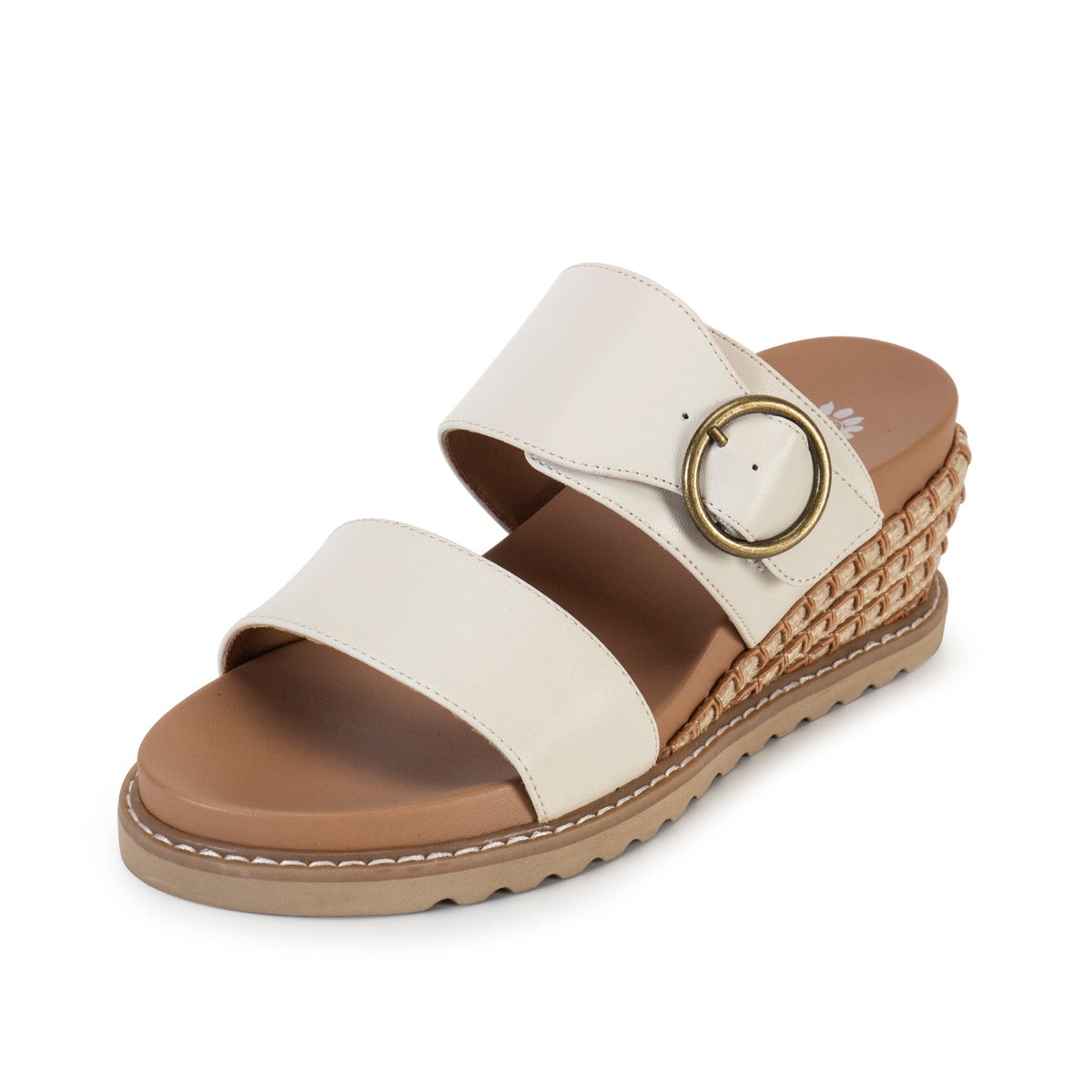 Yellow Box Footwear Top Pick | Marco Wedge Sandal - Ivory