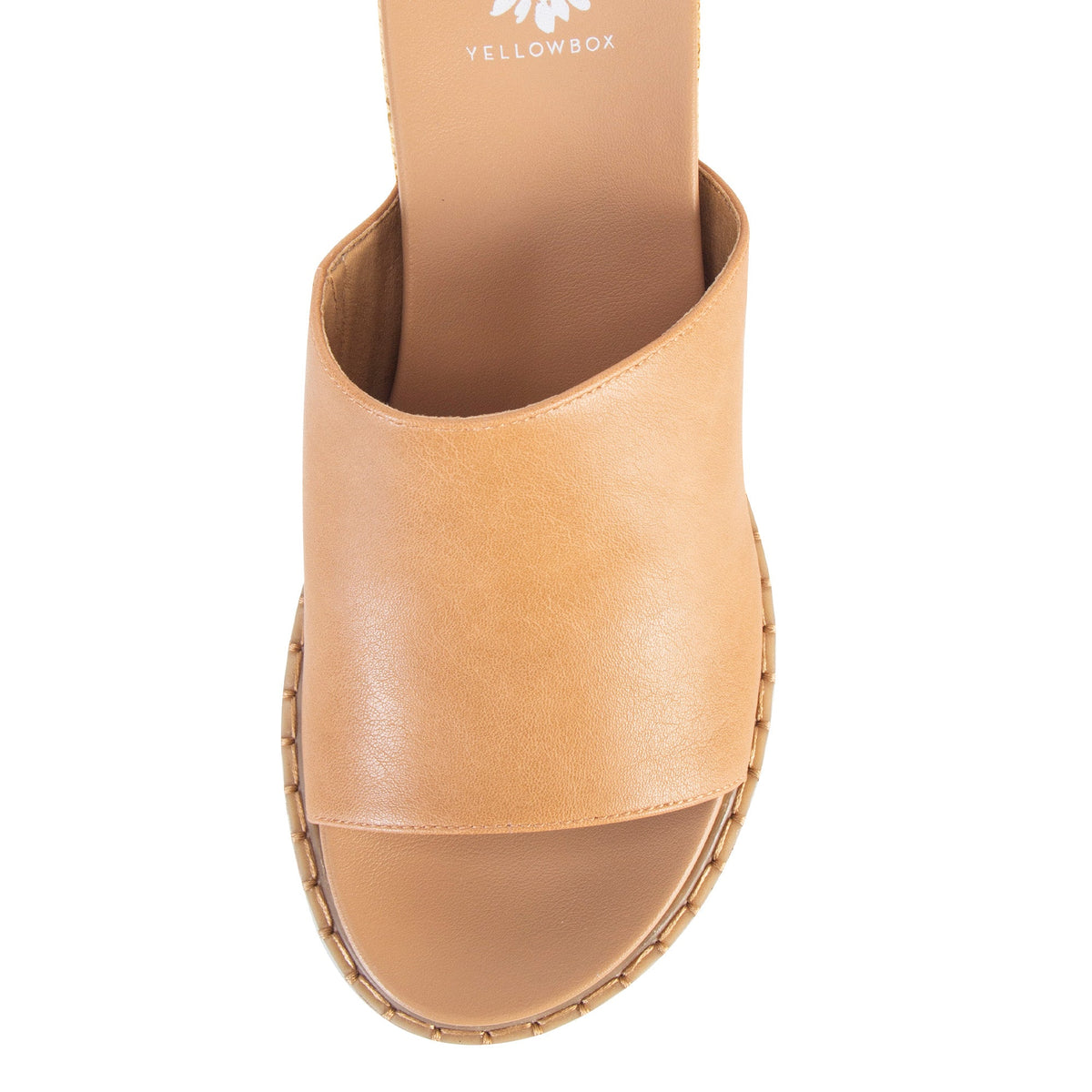 Yellow Box Footwear Best Price | Marcie Wedge Sandal - Light Tan