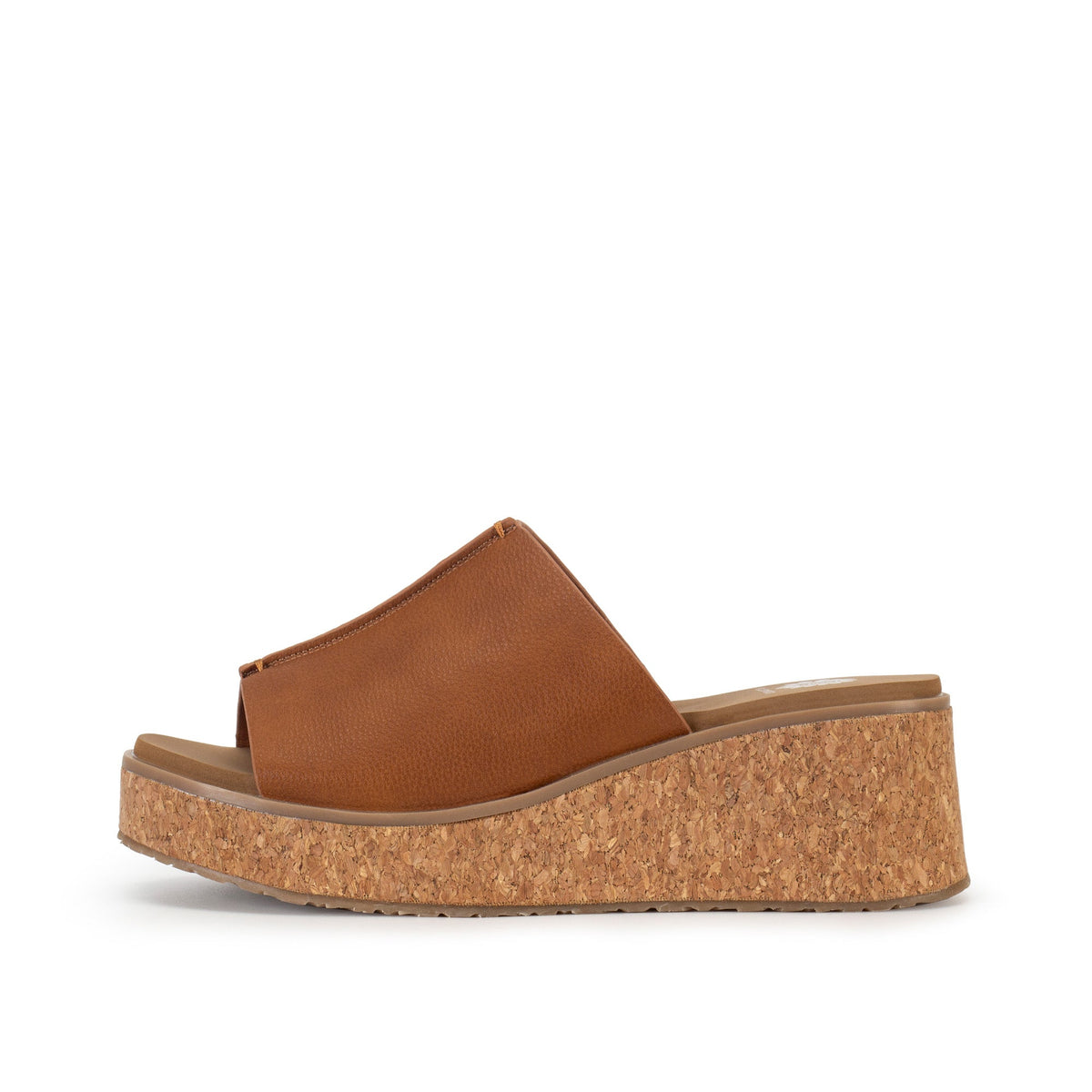 Yellow Box Footwear Classic | Vienna Cork Wedge Sandal - Tan
