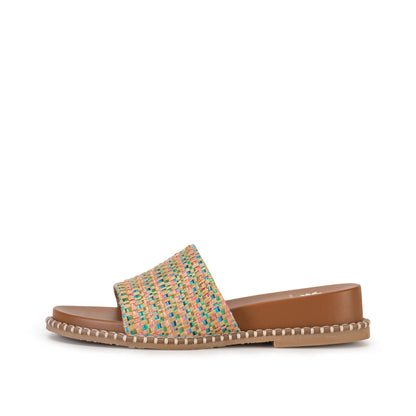 Yellow Box Footwear Deals | Lewis Wedge Sandal - Multi
