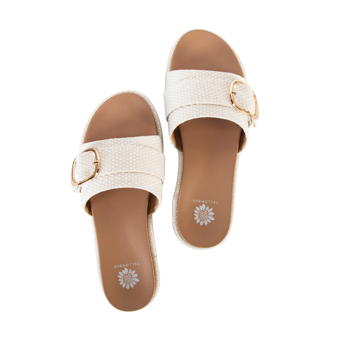 Yellow Box Footwear Hot Sale | Alena Slide Sandal - White