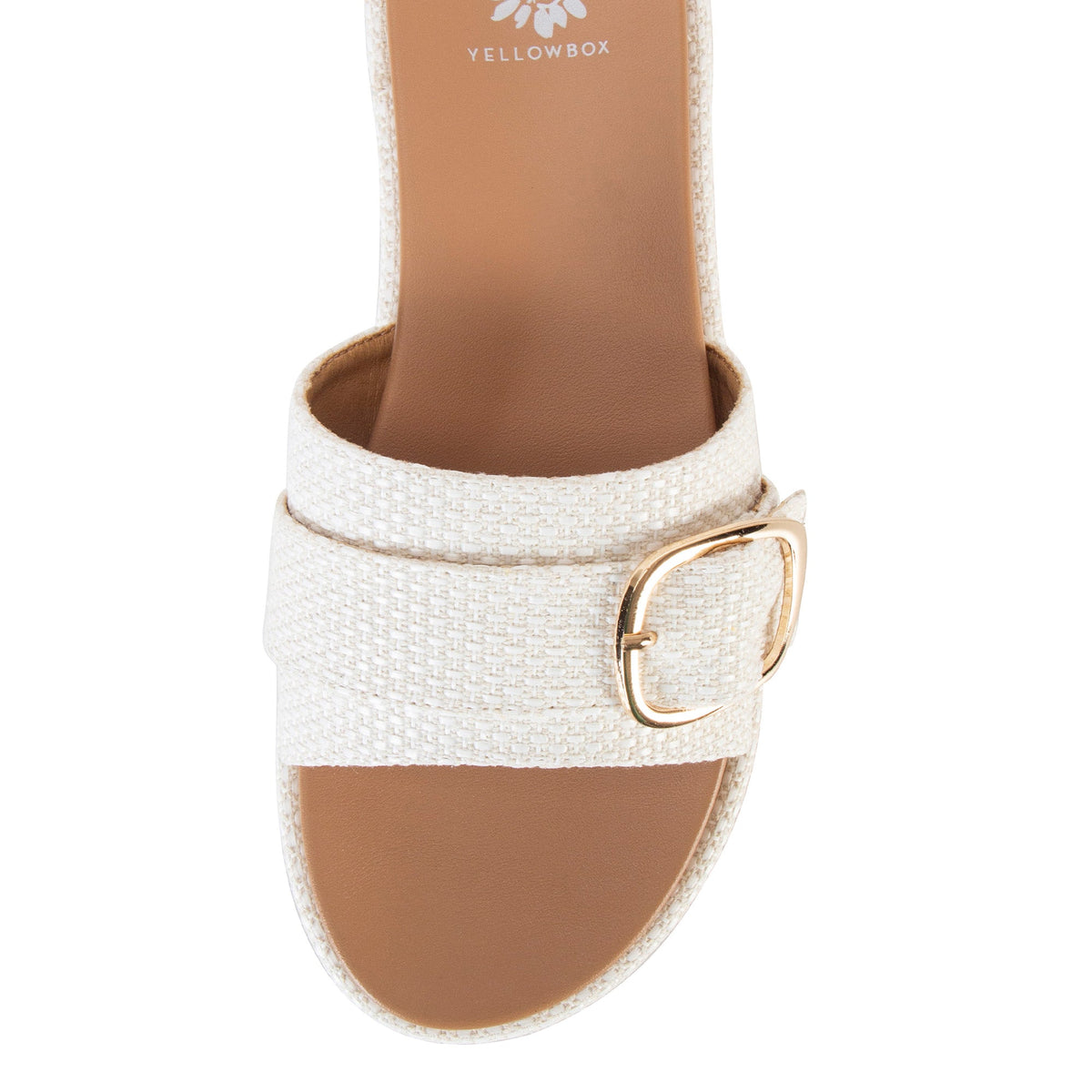 Yellow Box Footwear Hot Sale | Alena Slide Sandal - White