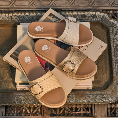Yellow Box Footwear Hot Sale | Alena Slide Sandal - White