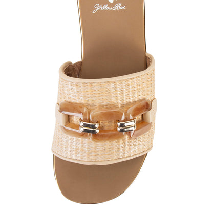 Yellow Box Footwear Discount | Gabina Wedge Sandal - Natural