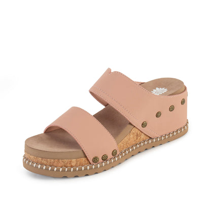 Yellow Box Footwear Trending | Alamos Cork Wedge Sandal - Blush