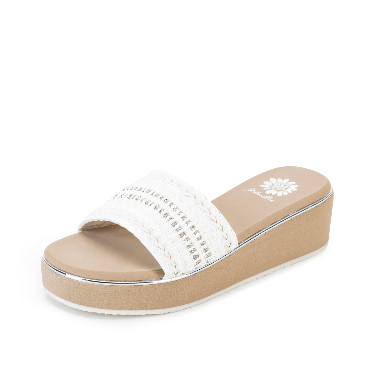 Yellow Box Footwear Exclusive | Guida Slide Sandal - White
