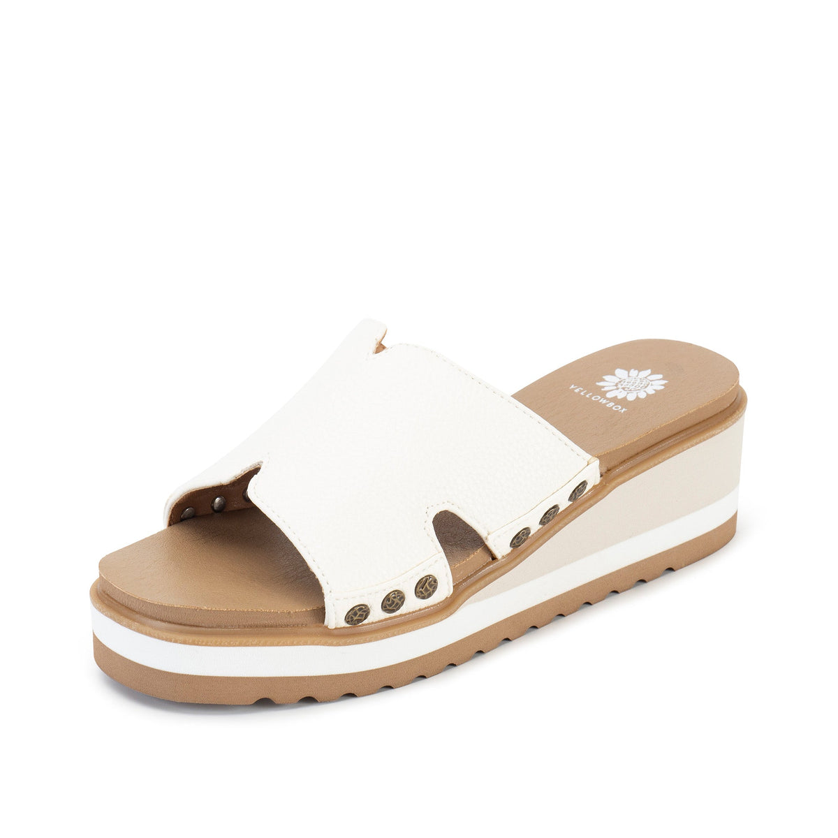 Yellow Box Footwear Deals | Alameda Wedge Sandal - Bone