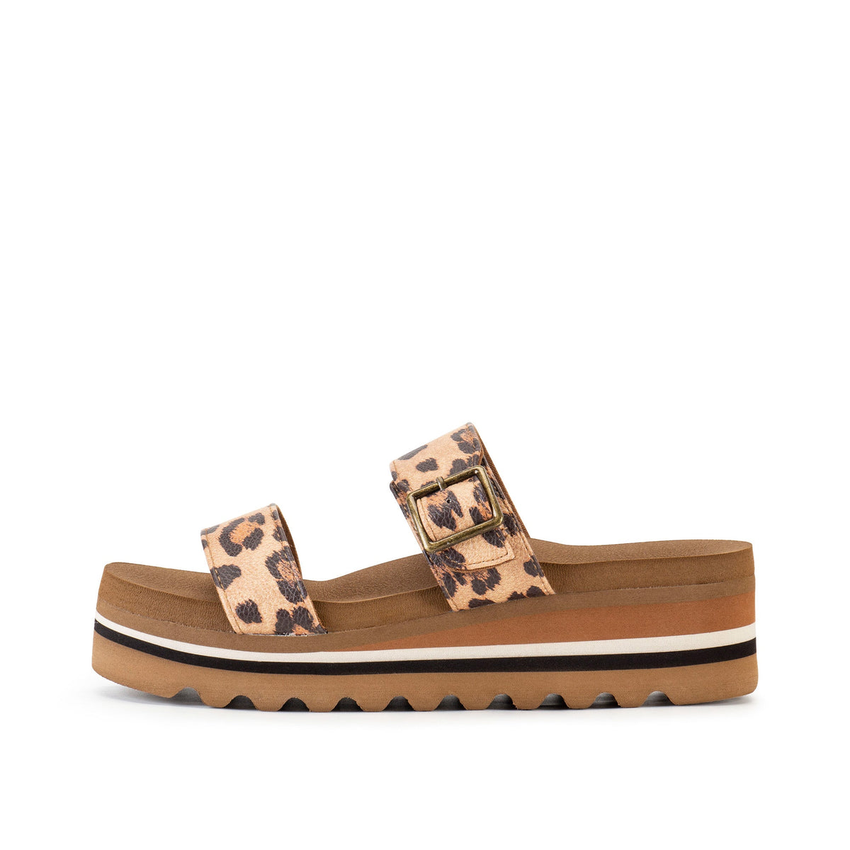 Yellow Box Footwear Special Offer | Catalena Flatform Sandal - Leopard