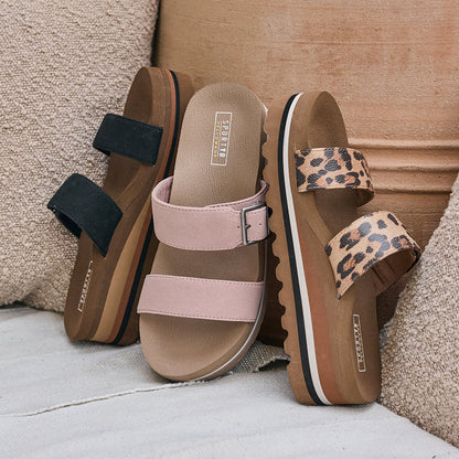 Yellow Box Footwear Special Offer | Catalena Flatform Sandal - Leopard