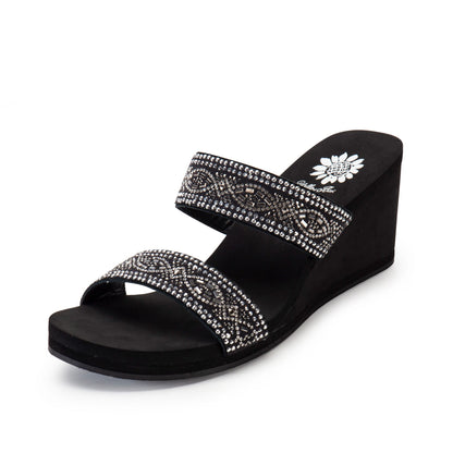 Yellow Box Footwear New | Sublime Wedge Sandal - Black