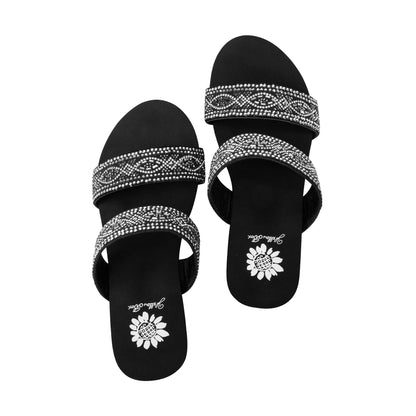 Yellow Box Footwear New | Sublime Wedge Sandal - Black
