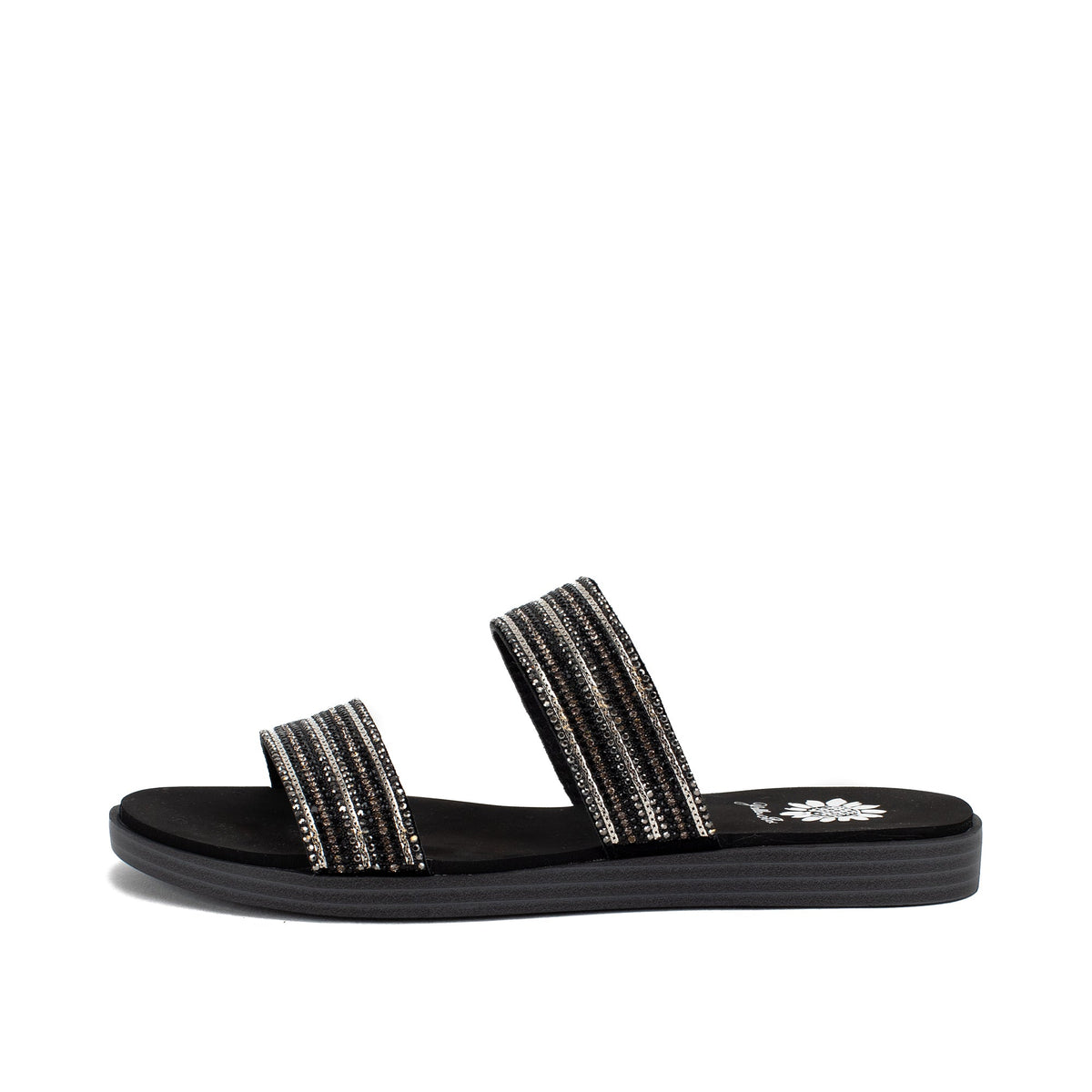 Yellow Box Footwear Sale | Dinda Slide Sandal - Black