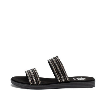Yellow Box Footwear Sale | Dinda Slide Sandal - Black