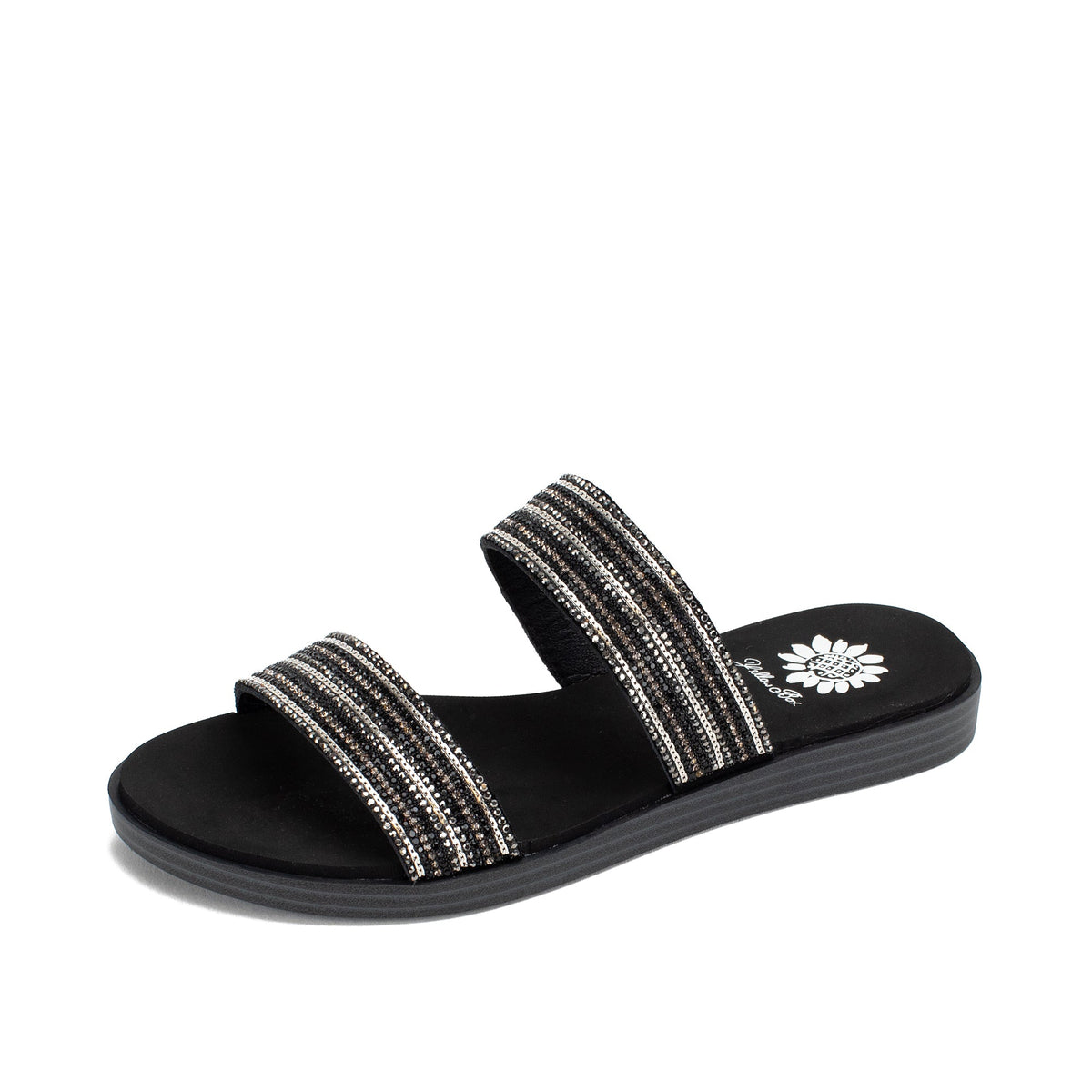 Yellow Box Footwear Sale | Dinda Slide Sandal - Black