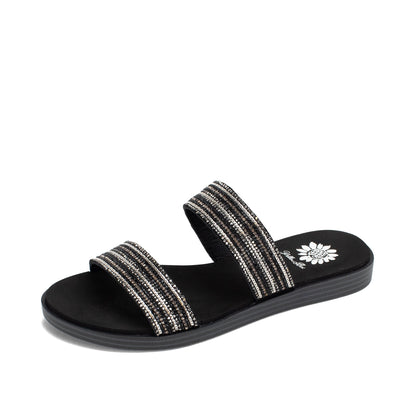 Yellow Box Footwear Sale | Dinda Slide Sandal - Black